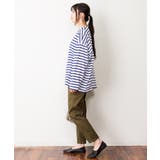 BIGボーダーロングスリーブTシャツ | atONE | 詳細画像23