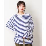BIGボーダーロングスリーブTシャツ | atONE | 詳細画像24