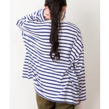 BIGボーダーロングスリーブTシャツ | atONE | 詳細画像26