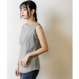 ボートネックタンクトップ | atONE | 詳細画像45