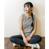 ボートネックタンクトップ | atONE | 詳細画像47