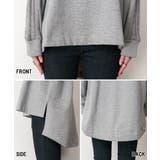 ニットドッキングハイネック裏起毛プルオーバー あったか | atONE | 詳細画像13 