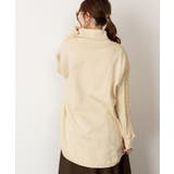 ニットドッキングハイネック裏起毛プルオーバー あったか | atONE | 詳細画像25 