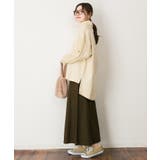 ニットドッキングハイネック裏起毛プルオーバー あったか | atONE | 詳細画像28 