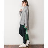 ニットドッキングハイネック裏起毛プルオーバー あったか | atONE | 詳細画像40 