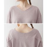 ワッフルロングスリーブプルオーバー | atONE | 詳細画像48 