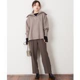 ボートネック指空きTシャツ | atONE | 詳細画像24 