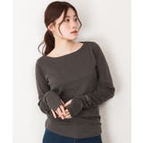 ボートネック指空きTシャツ | atONE | 詳細画像27 