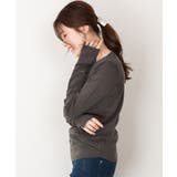 ボートネック指空きTシャツ | atONE | 詳細画像28 