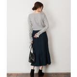 ボートネック指空きTシャツ | atONE | 詳細画像42 