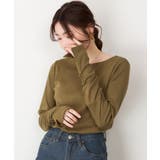 ボートネック指空きTシャツ | atONE | 詳細画像43 