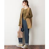 ボートネック指空きTシャツ | atONE | 詳細画像46 