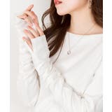 ボートネック指空きTシャツ | atONE | 詳細画像53 