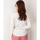 ボートネック指空きTシャツ | atONE | 詳細画像55 