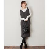 ボートネック指空きTシャツ | atONE | 詳細画像57 