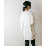 やわらかヘビーコットンクルーネックロングTシャツ | atONE | 詳細画像16