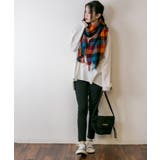 やわらかヘビーコットンクルーネックロングTシャツ | atONE | 詳細画像19
