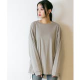 やわらかヘビーコットンクルーネックロングTシャツ | atONE | 詳細画像27