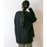 やわらかヘビーコットンクルーネックロングTシャツ | atONE | 詳細画像43