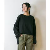 やわらかヘビーコットンクルーネックロングTシャツ | atONE | 詳細画像41