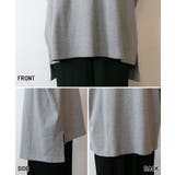 やわらかヘビーコットンクルーネックロングTシャツ | atONE | 詳細画像8