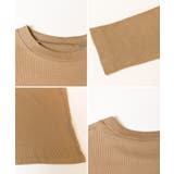 リブクルーネック長袖Tシャツ | atONE | 詳細画像11 