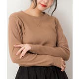 リブクルーネック長袖Tシャツ | atONE | 詳細画像18 