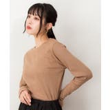 リブクルーネック長袖Tシャツ | atONE | 詳細画像19 