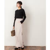 リブクルーネック長袖Tシャツ | atONE | 詳細画像23 