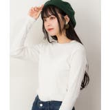 リブクルーネック長袖Tシャツ | atONE | 詳細画像31 