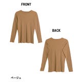 リブクルーネック長袖Tシャツ | atONE | 詳細画像7 