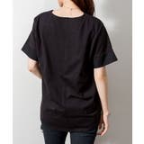 異素材切り替え半袖Tシャツ | atONE | 詳細画像10 