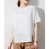 異素材切り替え半袖Tシャツ | atONE | 詳細画像14 