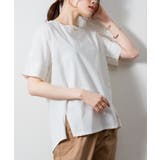 異素材切り替え半袖Tシャツ | atONE | 詳細画像16 