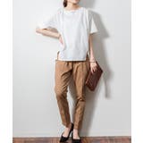 異素材切り替え半袖Tシャツ | atONE | 詳細画像19 