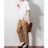 異素材切り替え半袖Tシャツ | atONE | 詳細画像20 