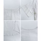 異素材切り替え半袖Tシャツ | atONE | 詳細画像23 