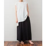 アシメフレンチスリーブカットソー | atONE | 詳細画像11 