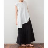 アシメフレンチスリーブカットソー | atONE | 詳細画像12 