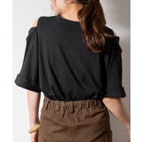 ショルダーオープン半袖Tシャツ | atONE | 詳細画像11 