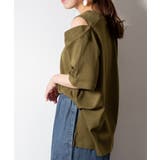 ショルダーオープン半袖Tシャツ | atONE | 詳細画像16 