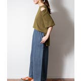 ショルダーオープン半袖Tシャツ | atONE | 詳細画像19 