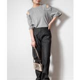 ショルダーオープン半袖Tシャツ | atONE | 詳細画像25 