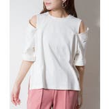 ショルダーオープン半袖Tシャツ | atONE | 詳細画像29 