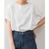 前後2WAYゴムギャザースリーブカットソー | atONE | 詳細画像23 