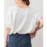 前後2WAYゴムギャザースリーブカットソー | atONE | 詳細画像25 