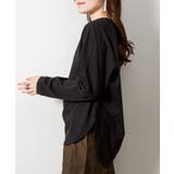 天竺ラウンドヘムロンTシャツ | atONE | 詳細画像10