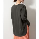 天竺ラウンドヘムロンTシャツ | atONE | 詳細画像16