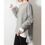 天竺ラウンドヘムロンTシャツ | atONE | 詳細画像21