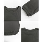 天竺ラウンドヘムロンTシャツ | atONE | 詳細画像34